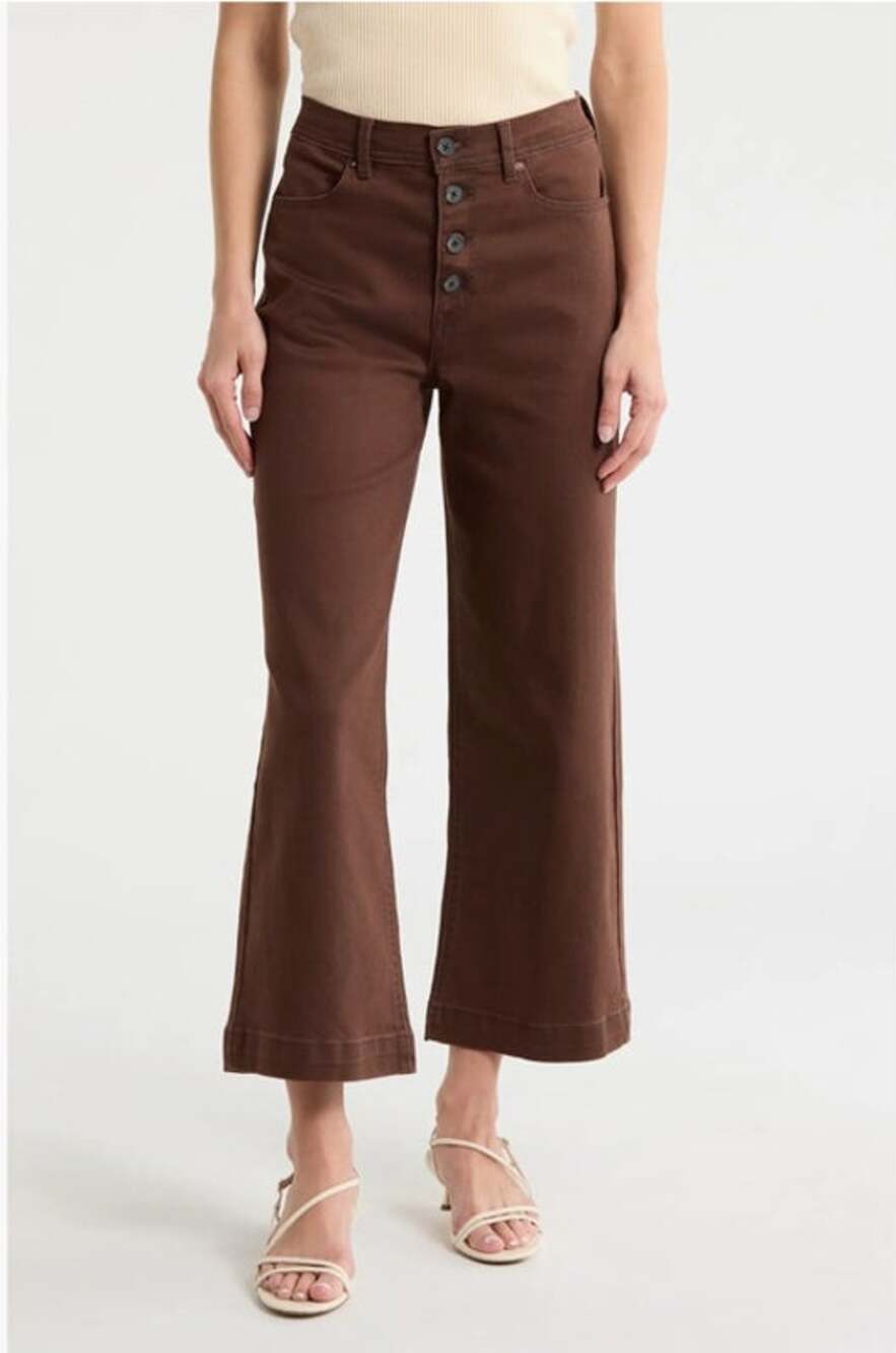 NWT Scotch and Soda The Wave pants in Brown Sz 14